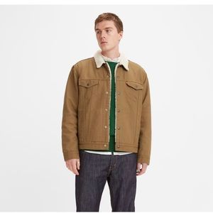 Levi’s Canvas Sherpa Trucker Jacket
